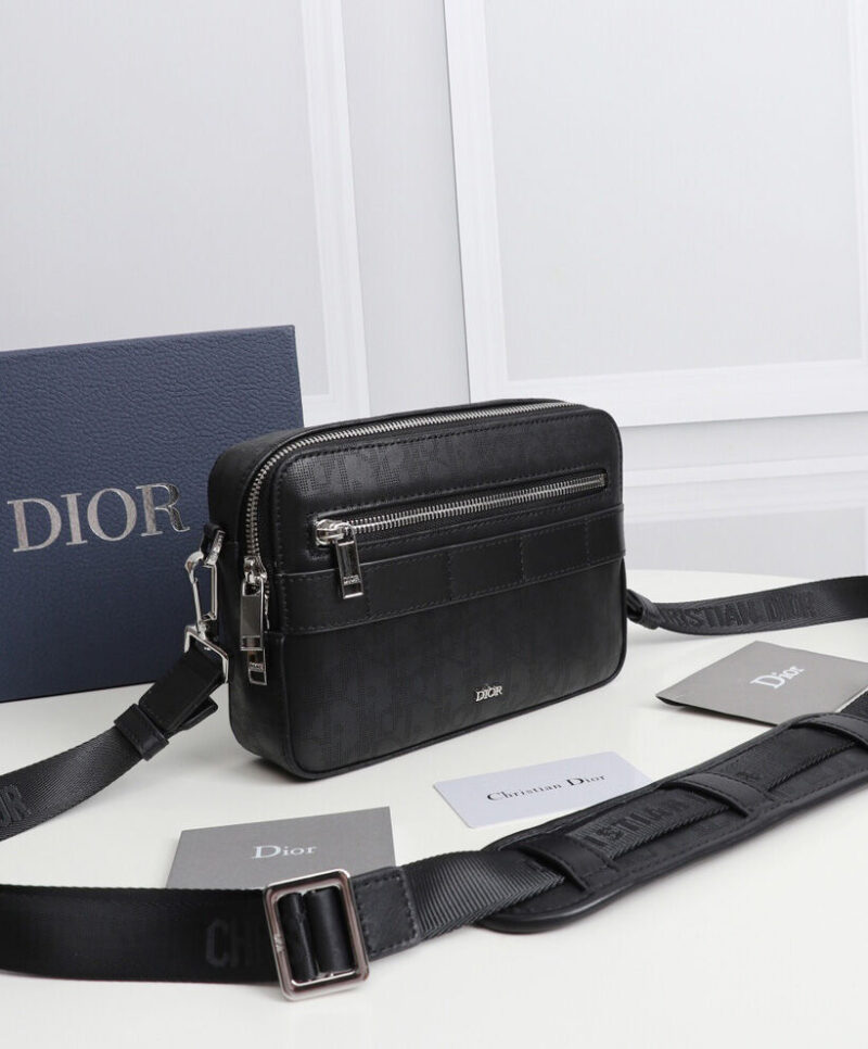 Christian Dior Safari Messenger Bag Black
